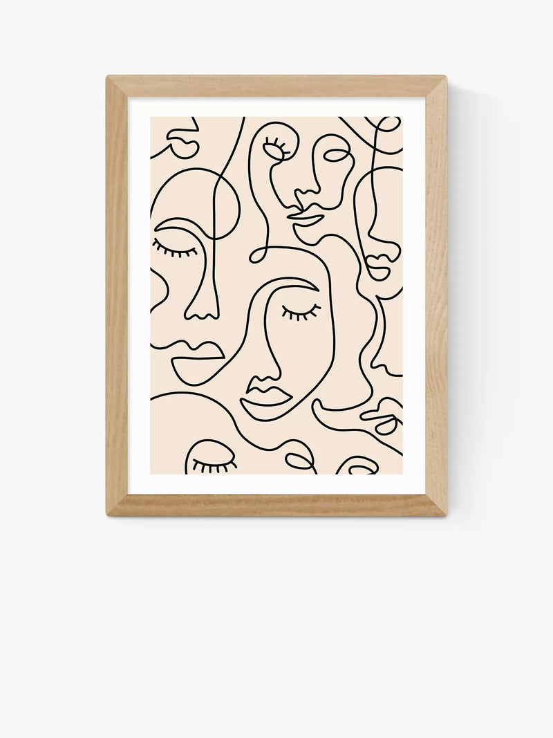 East End Prints Sundry Society framed print (British brand)