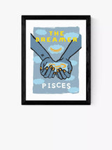 John Lewis EAST END PRINTS Sophie Ward 'Pisces The Dreamer' Framed Print 25x30cm- Buy online at McGrocer