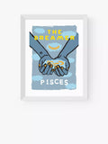 EAST END PRINTS Sophie Ward 'Pisces The Dreamer' Framed Print 25x30cm