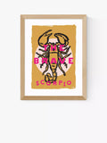 EAST END PRINTS Sophie Ward 'Scorpio The Brave' Framed Art Print, 25x30cm