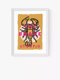 EAST END PRINTS Sophie Ward 'Scorpio The Brave' Framed Art Print, 25x30cm