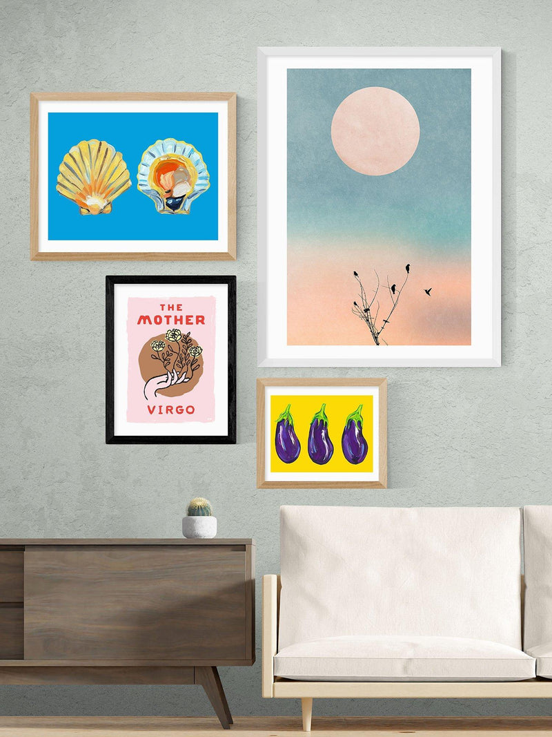 EAST END PRINTS Virgo The Mother framed print 25x30cm, UK version
