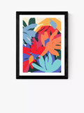 EAST END PRINTS framed floral print Where Flowers Blossom 40x50cm, UK version