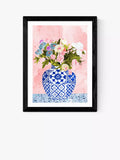 East End Prints Ceramic Planter framed print 25x30cm - British product