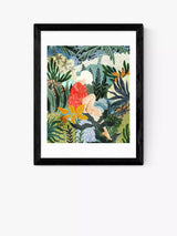 John Lewis EAST END PRINTS 83 Oranges 'Distracted Reader' Framed Print, 60x80cm- Buy online at McGrocer
