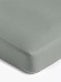 John Lewis Crisp & Fresh Egyptian Cotton Percale 200 Thread Count Deep Fitted Sheet - Single