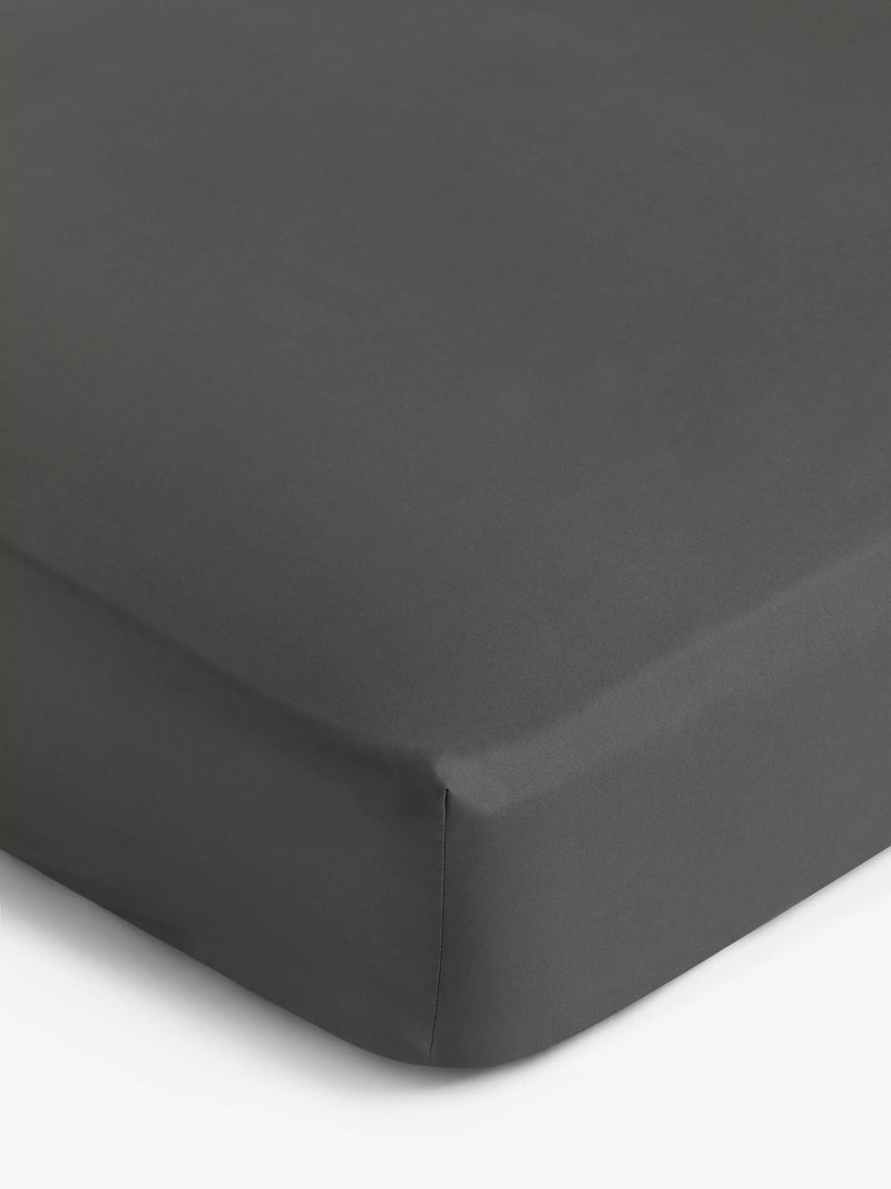 John Lewis Crisp and Fresh 200 Thread Count Egyptian Cotton Standard Fitted Sheet