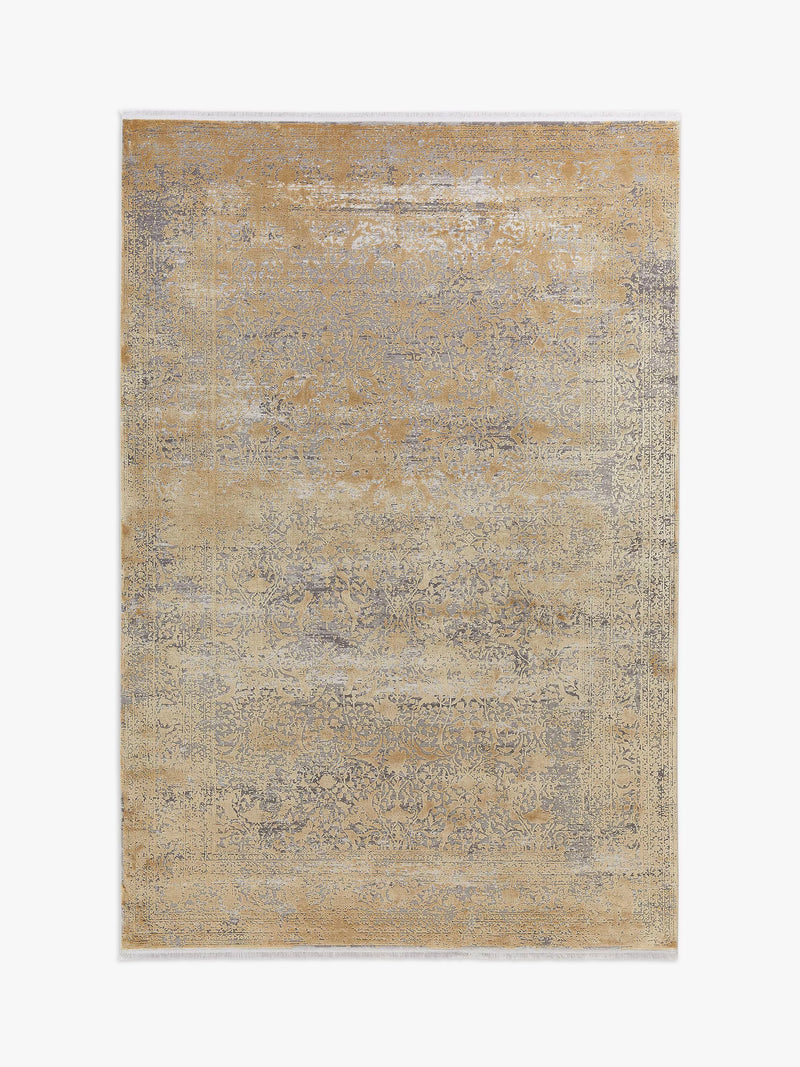 Gooch Luxury Rocco lace rug gold 290x200cm, UK version