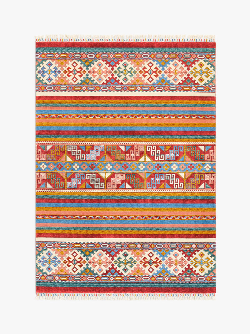 Gooch Khurjeen Stripe wool rug, UK version