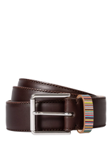 John Lewis Paul Smith Multicoloured Stripe Leather Belt- Buy online at McGrocer