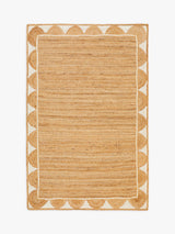 John Lewis John Lewis Hand Loomed Scalloped Jute Rug 240x70cm- Buy online at McGrocer