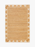 John Lewis hand loomed scalloped jute rug 240x70cm - British product
