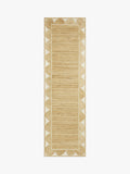 John Lewis hand loomed scalloped jute rug 240x70cm - British product