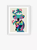 East End Prints framed print baby koala with mum 40x50cm, imported from the UK
