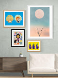 East End Prints 'Black Lion' framed print 30x40cm (British brand)