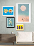 East End Prints framed print Little Egret by Dieter Braun 40x50cm (British brand)