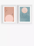 East End Prints Kubistika Fly framed print set 30x40cm - British product