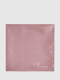 Reiss Ceremony silk pocket square, imported from the UK