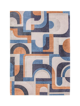 John Lewis Louis De Poortere Module Rug, Geometric Machine Washable Rug, 200 x 140 cm- Buy online at McGrocer