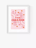 EAST END PRINTS Sophie Ward Gemini The Charmer Framed Art Print 25x30cm