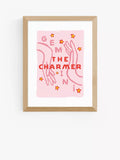 EAST END PRINTS Sophie Ward Gemini The Charmer Framed Art Print 25x30cm