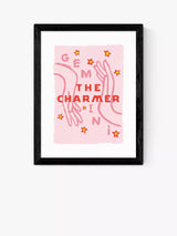 John Lewis EAST END PRINTS Sophie Ward Gemini The Charmer Framed Art Print 25x30cm- Buy online at McGrocer
