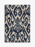 Sanderson Kasuri blue indoor outdoor rug - British product