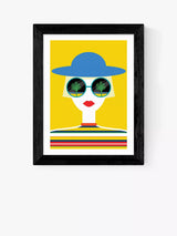 John Lewis EAST END PRINTS Ana Jaks Sunglasses Framed Print 25x30cm- Buy online at McGrocer
