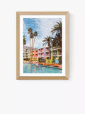 EAST END PRINTS Bethany Young Palm Springs Pool Day II Framed Print 60x80cm
