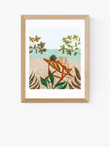 John Lewis EAST END PRINTS 83 Oranges 'Vacay Book Club' Framed Print 30x40cm- Buy online at McGrocer