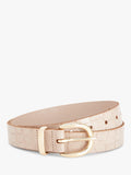 John Lewis medium croc leather belt - British product
