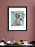 Treat Republic personalised pet framed print, imported from the UK
