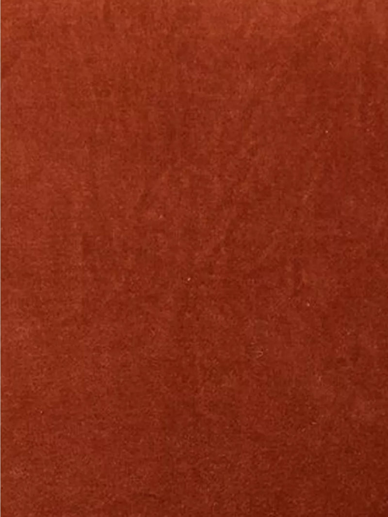 Truly Flanged Square Velvet Cushion - Orange