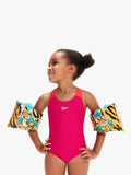 Speedo Baby Tiger Armbands Orange Aqua - British product