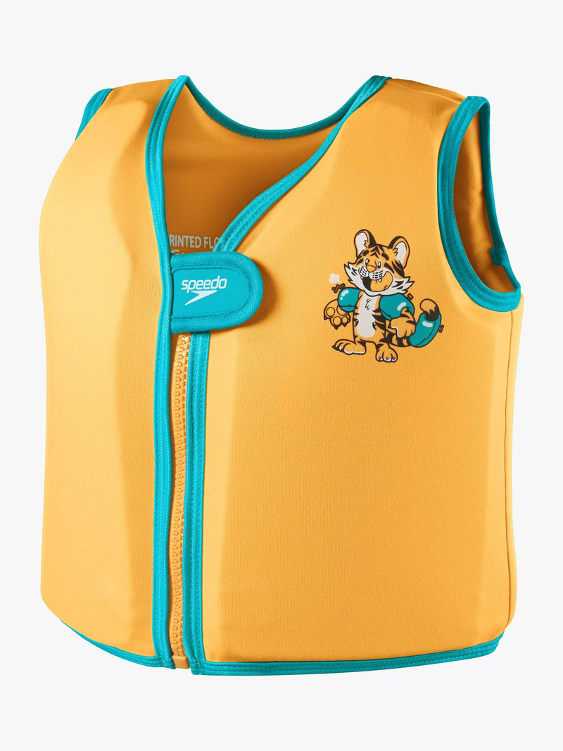 Speedo baby tiger float vest orange aqua, imported from the UK