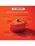 Le Creuset Signature Round Cast Iron Casserole Dish, UK version