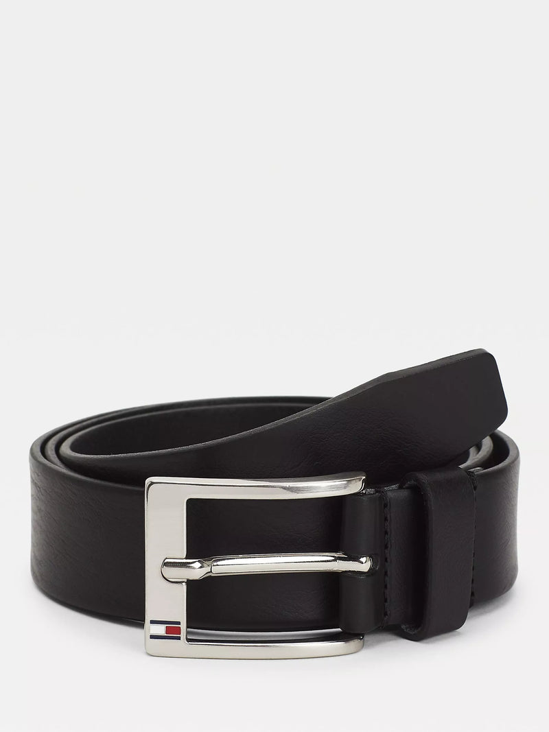 Tommy Hilfiger black leather belt size 39 (British brand)