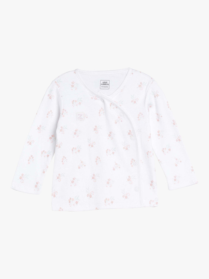 Mini Cuddles baby floral sleepsuits hat gloves set (British brand)