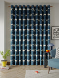 Scion Mr Fox navy eyelet curtains 117cm (British brand)