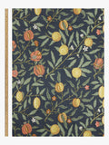 Morris & Co. Fruit curtains ink blue 137x117cm - British product