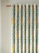 John Lewis John Lewis Alva Print Pair Blackout/Thermal Lined Eyelet Curtains 137x117cm- Buy online at McGrocer