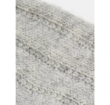 HUSH Murica Cashmere Blend Ribbed Socks - Grey