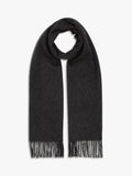 Reiss Picton Cashmere Blend Scarf, Charcoal, One Size
