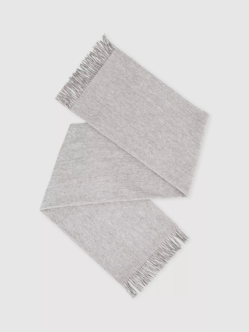 Reiss Picton wool rich scarf plain 70x180cm, imported from the UK