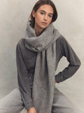 Reiss Picton wool rich scarf plain 70x180cm, imported from the UK