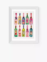 John Lewis EAST END PRINTS Cat Coquillette 'Champagne' Framed Print 30x40cm- Buy online at McGrocer