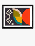 East End Prints geometric framed print 25x30cm - British product