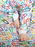 From Babies with Love Lovewall organic muslin swaddle 120cm (British brand)