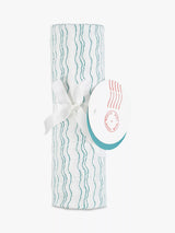 John Lewis From Babies with Love Waves of Joy Neutral Baby Shawl 120cm x 120cm- Buy online at McGrocer