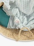 From Babies with Love Waves Of Joy baby shawl 120x120cm (British brand)